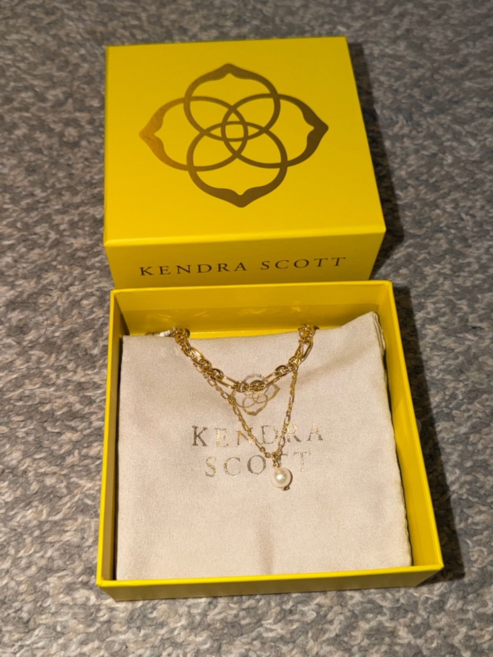 Kendra Scott Ashton Gold Multi Strand Necklace - Picture 4 of 5